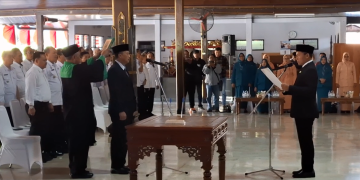Tri Hariadi Resmi Jabat Sekda Definitif Tulungagung, Siap Kebut Pelayanan Publik