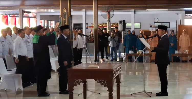 Tri Hariadi Resmi Jabat Sekda Definitif Tulungagung, Siap Kebut Pelayanan Publik