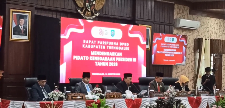 Paripurna Pidato Kenegaraan 2026, Pemkab Trenggalek Tancap Gas Naikkan Ekonomi dan Pangan