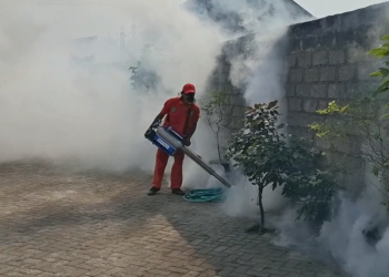 Tekan Angka DBD, Dinkes Kota Kediri Gencarkan Fogging di Pemukiman Warga