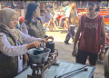 Cegah Kecurangan, Disperdagin Kota Kediri “Jemput Bola” Lakukan  Tera Ulang Timbangan di Pasar Tradisional