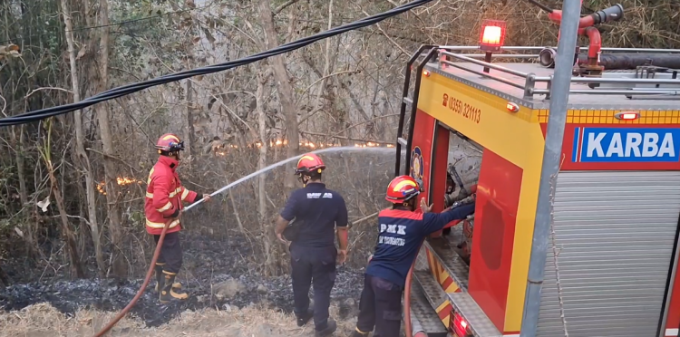 Dua Dusun di Tiudan Terbakar Bersamaan, Jago Merah Nyaris Lahap Kandang Ayam dan Rumah Warga