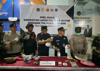 Sidak Belasan Kamar, Tim Gabungan Sita Paku hingga Garpu dari Lapas Blitar