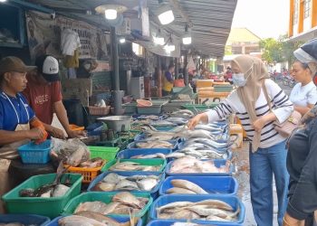 Stok Menipis Imbas Kemarau Panjang, Harga Ikan Tawar di Pasar Setono Betek Kediri Melonjak