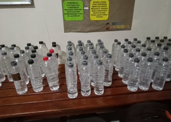 Karnaval Sound Horeg Disusupi Miras, Polsek Doko Ringkus Pedagang Ilegal dan Sita Ratusan Botol Arak